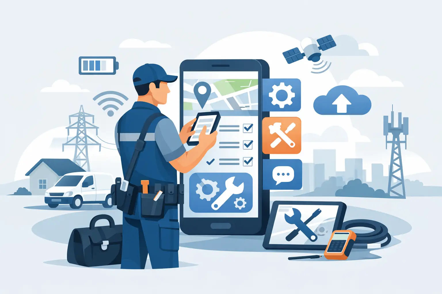 What Field Technicians Need on Every Job from Their Mobile Apps