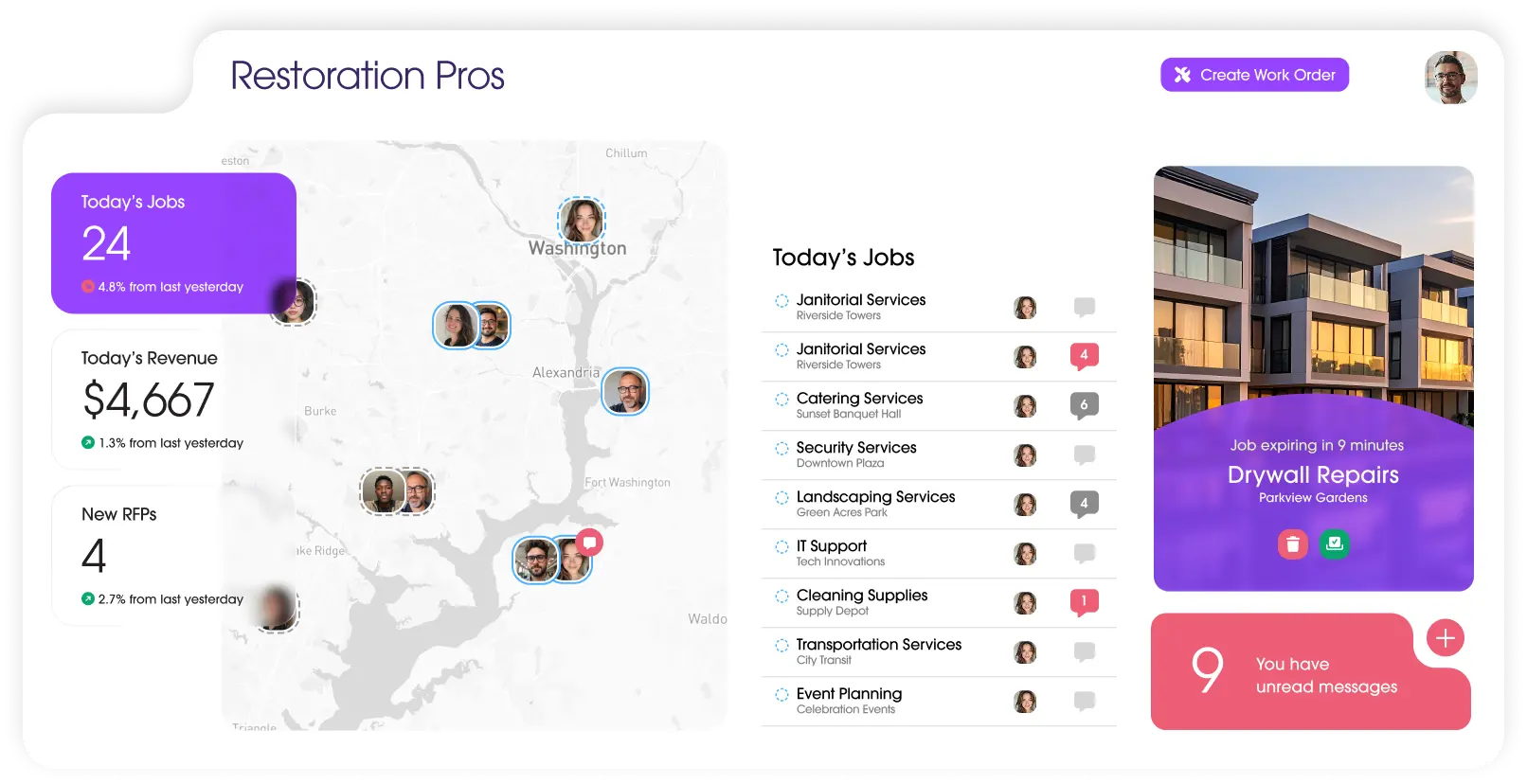 Vendor Dashboard Preview